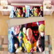 One-Punch Man Amazing Characters Collage Art Bedding Set