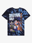 3D Anime Dragon Ball Goku Saiyan Saga Tie-Dye Custom fandom Unisex Tshirt