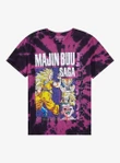 3D Anime Dragon Ball Majin Buu Saga Tie-Dye Custom Fandom Unisex Tshirt