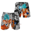 Goku Blue Short Pants Custom Manga Anime Merch NTT1503 VA308092
