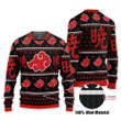 3D Anime Naruto Shippuden Akatsuki Naruto Custom Ugly Christmas Sweater VA307053