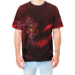 3D Anime Black Clover Asta Devil Red - Eyed Custom Fandom T-Shirt