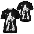 3D Anime Black Clover Shadow Black Custom Fandom T-Shirt