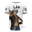 3D Anime One Piece Trafalgar Law Custom Baseball Tee VA301314