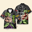 3D Anime Dragon Ball Broly Ready Fight Custom Fandom Hawaiian Shirt