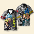 3D Anime Dragon Ball Gogeta Custom Fandom Hawaiian Shirt