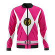 Pink Ranger Mighty Morphin Power Rangers Casual Bomber Jacket