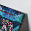 Trippy Wing Zero Gundam Canvas Print Wall Art