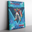 Trippy Wing Zero Gundam Canvas Print Wall Art
