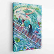 Mythical Spirited Away Studio Ghibli Canvas Print Wall Art