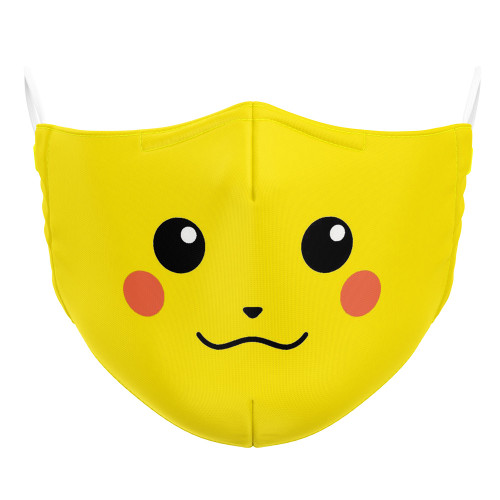 Cute Pikachu Pokemon Face Mask