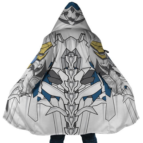 White Dragon Emperor's Armor Highschool DxD Hooded Cloak Coat