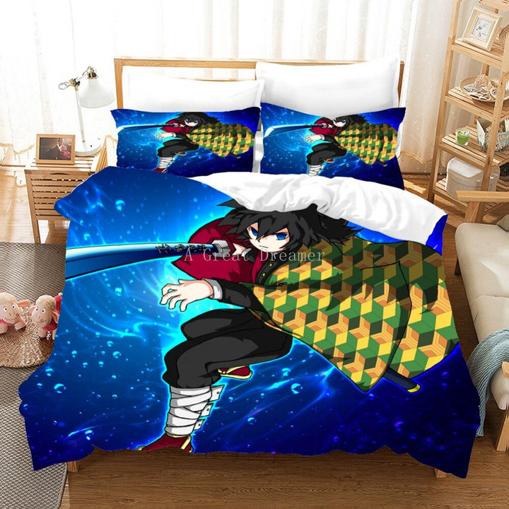 BEST 3D KIMETSU NO YAIBA DEMON SLAYER BEDDING SET