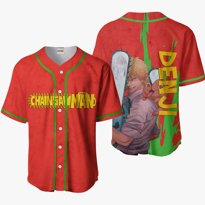 Chainsaw Man Denji Jersey Shirt Custom Anime Merch Clothes HA0901