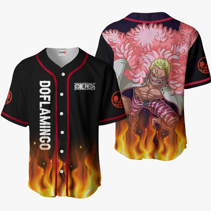 Donquixote Doflamingo Baseball Jersey Shirts Custom OP Anime For Fans