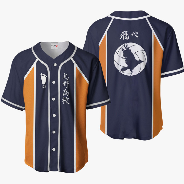 Karasuno Baseball Jersey Shirts Custom Haikyuu Anime Costume Gift For Fans