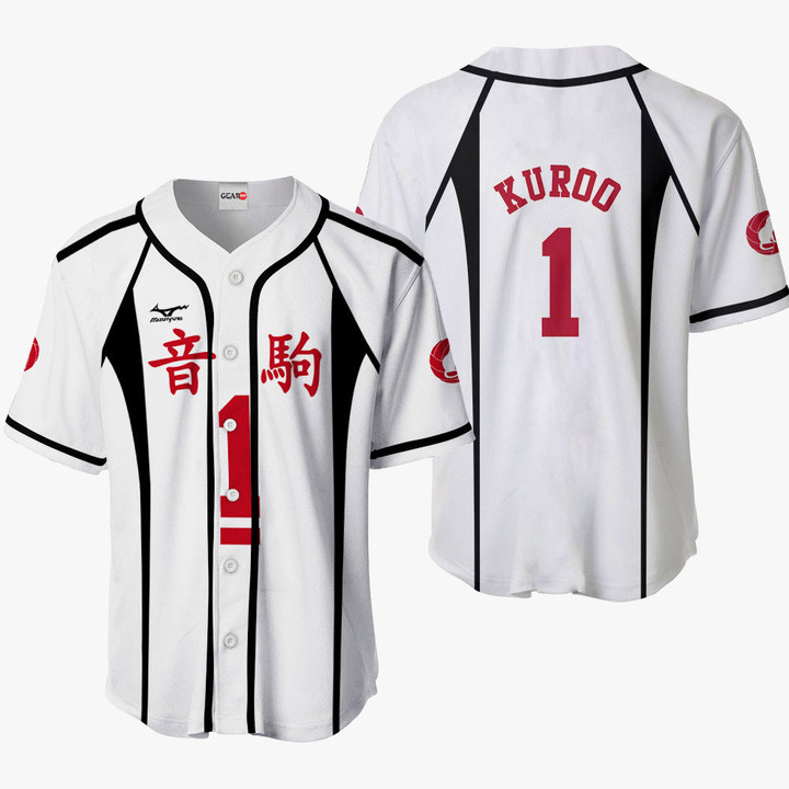 Tetsurou Kuroo Baseball Jersey Shirts Custom Haikyuu Anime Costume Great Gift