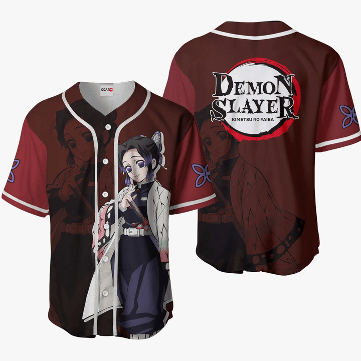 Shinobu Kocho Baseball Jersey Shirts Custom Kimetsu Anime