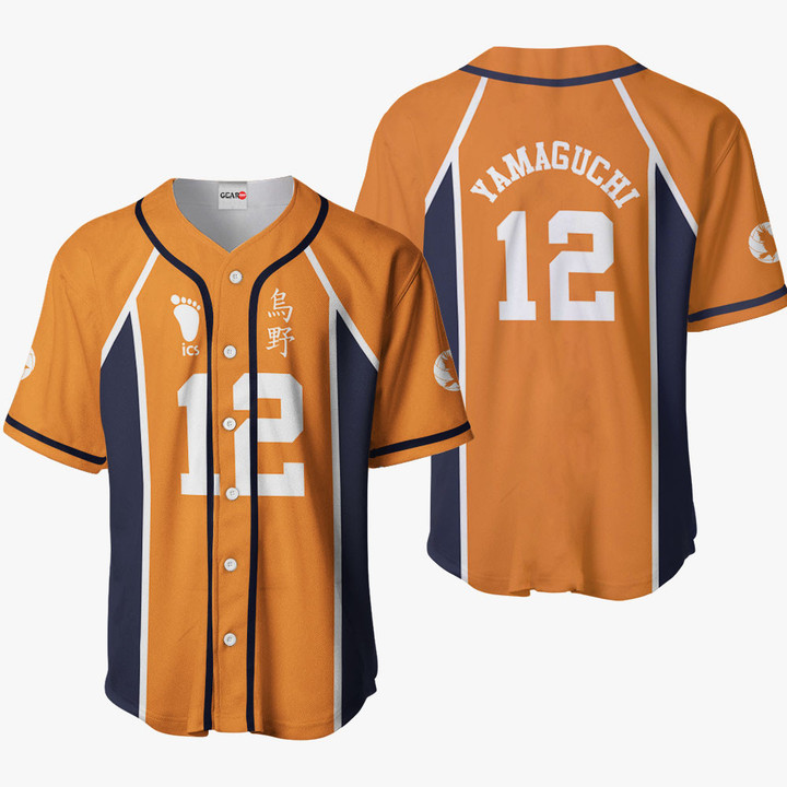 Tadashi Yamaguchi Baseball Jersey Shirts Custom Haikyuu Anime Costume