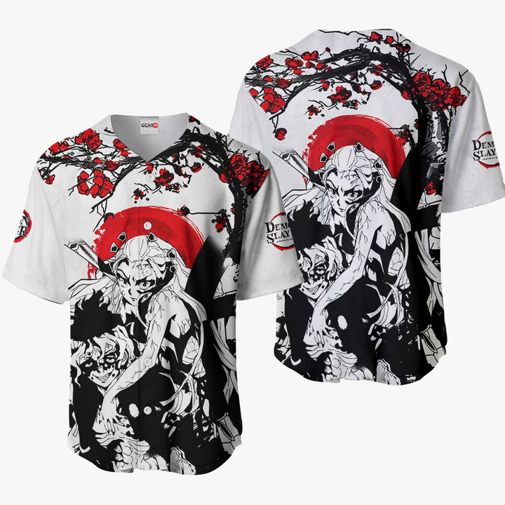 Gyutaro and Daki Baseball Jersey Shirts Custom Kimetsu Anime Japan Style