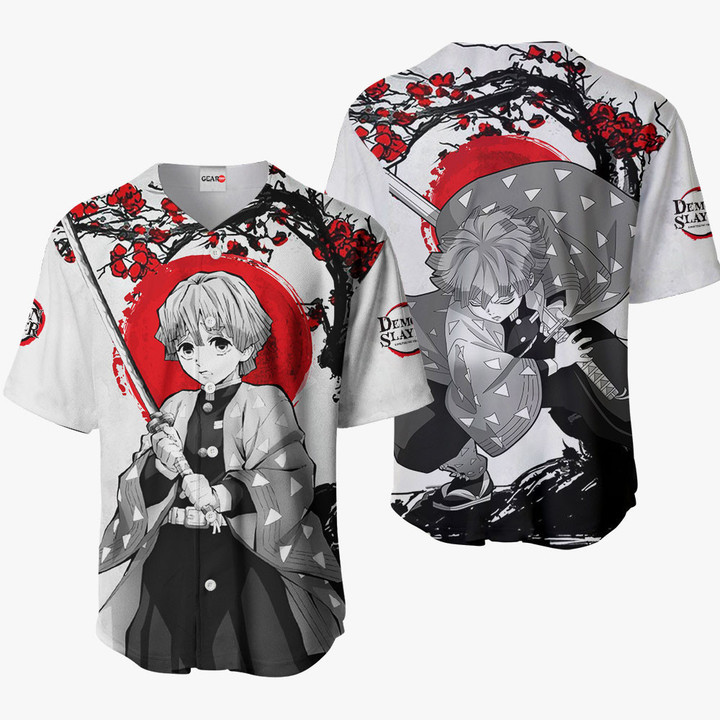 Zenitsu Baseball Jersey Shirts Custom Kimetsu Anime Japan Style