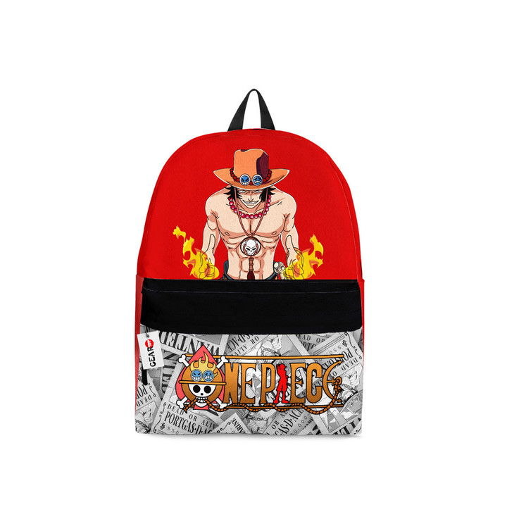 Portgas D. Ace Backpack Custom OP Anime Bag For Fans