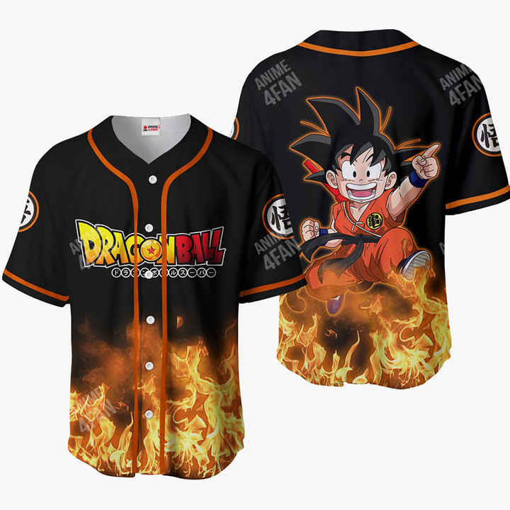 3D Anime Dragon Ball Goku Custom Fandom Baseball Tee