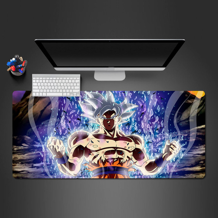 Dragon Ball Ultra Instinct Goku Gamer Mouse Pad Large Computer Desk Mat XXL PC Gaming Mousepad