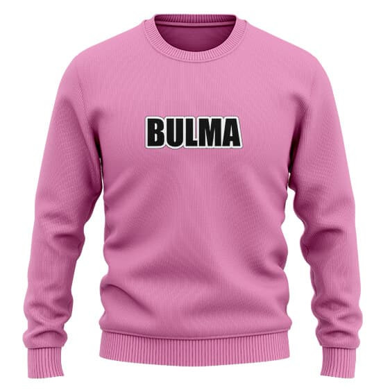 Dragon Ball Z Bulma Minimalistic Pink Ugly Sweatshirt