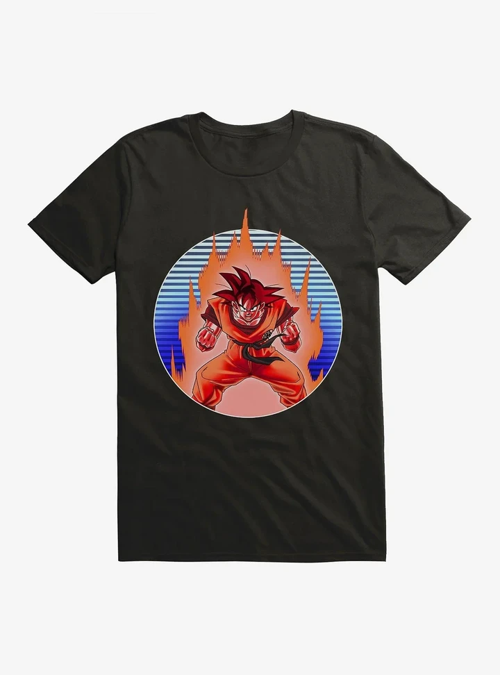 3D Anime Dragon Ball Goku Rage Custom Fandom Unisex Tshirt
