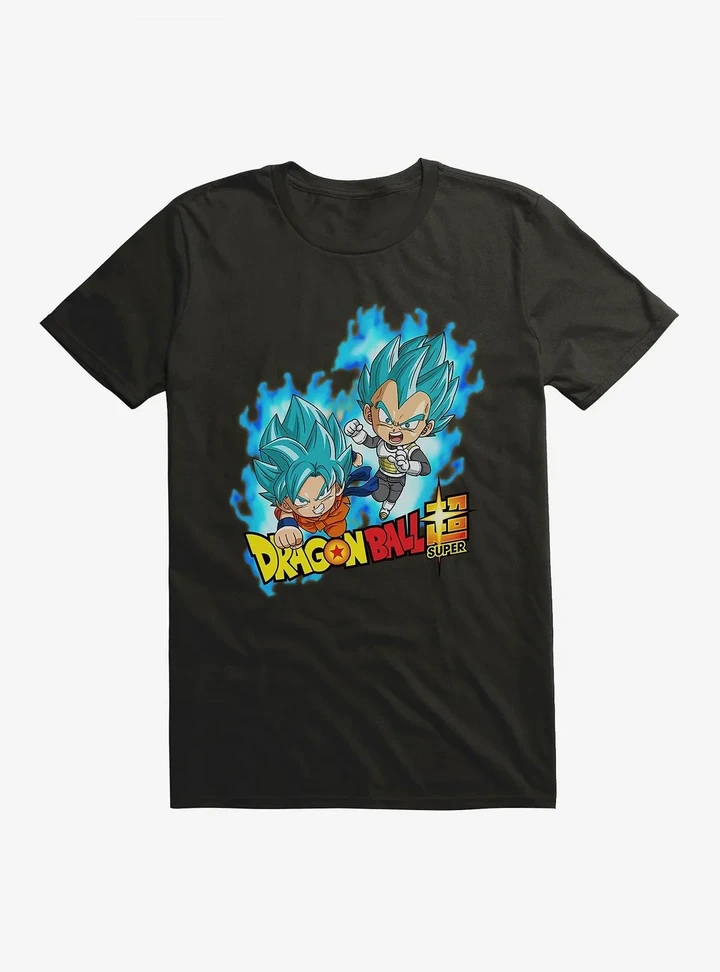 3D Anime Dragon Ball Goku And Vegeta Super Saiyan Fighter Custom Fandom Unisex Tshirt