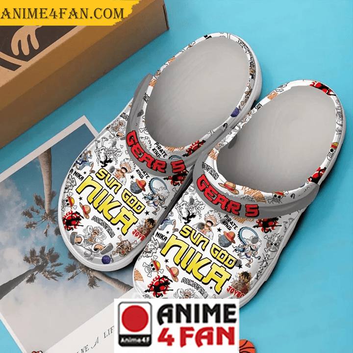 Monkey D Luffy Gear 5 One Piece  Shoes - Discover Comfort And Style Clog Shoes With Funny