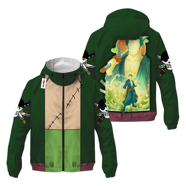 Anime One Piece Roronoa Zoro - Windbreaker Jacket
