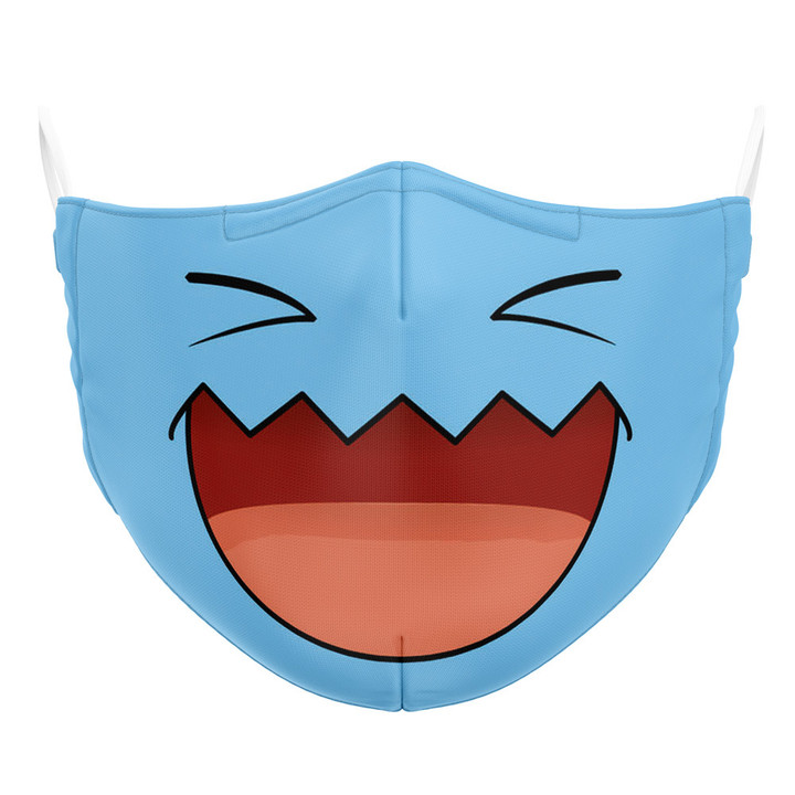 Wobbuffet Pokemon Face Mask
