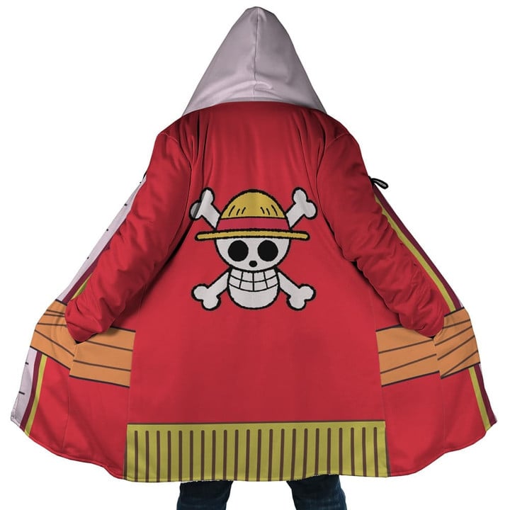Monkey D. Luffy 15th Anniversary One Piece Hooded Cloak Coat