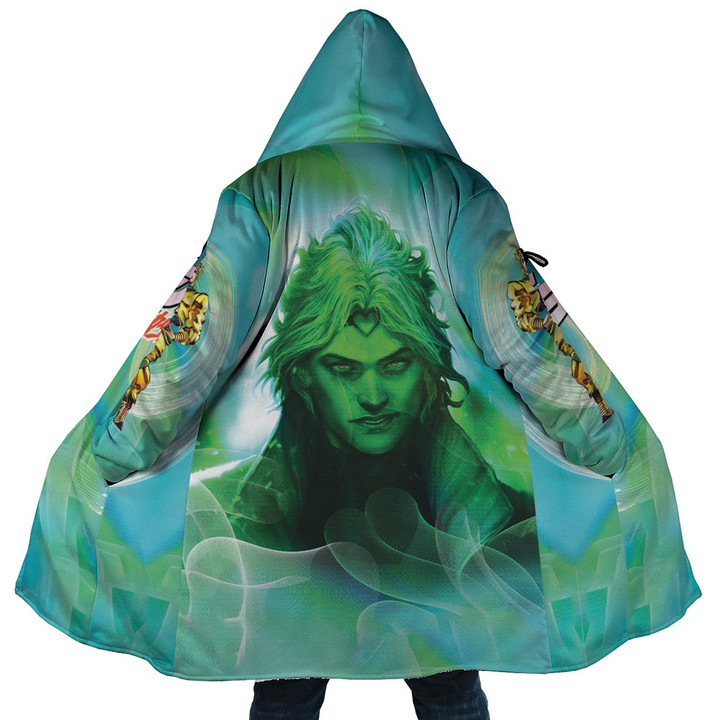 Trippy Auratic Dio Jojo's Bizarre Adventure Hooded Cloak Coat