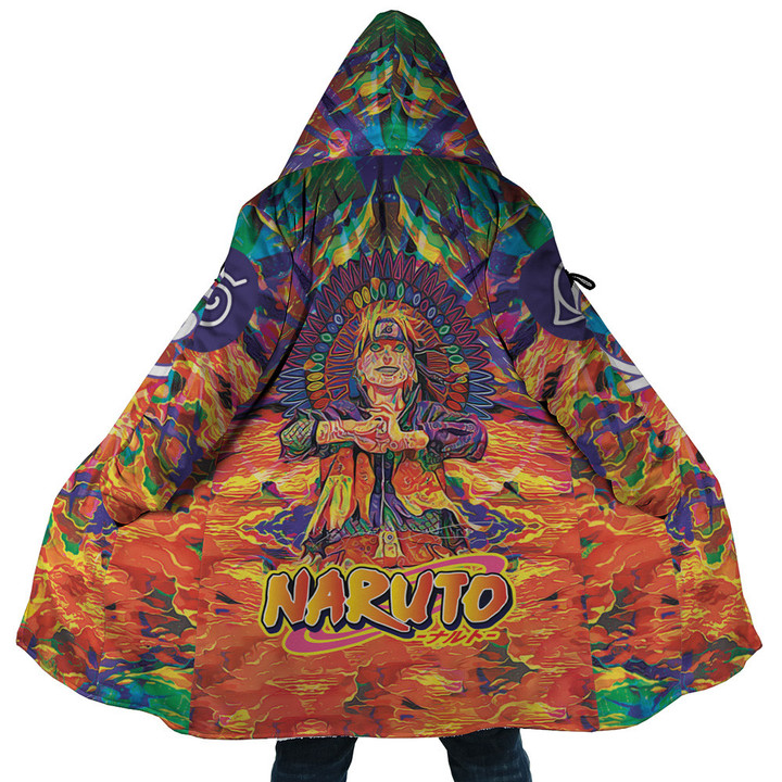 Trippy Naruto Hooded Cloak Coat