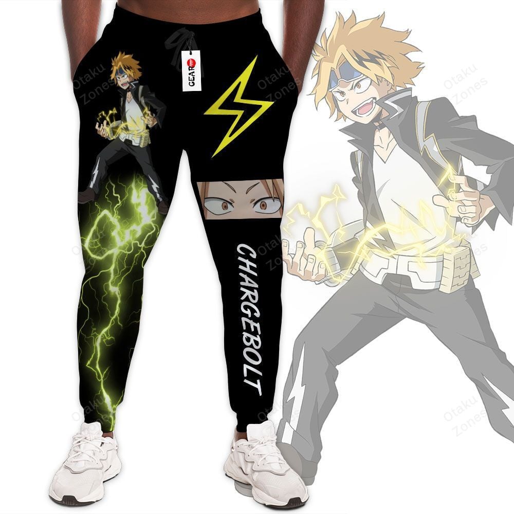 Denki Kaminari Joggers Custom Anime My Hero Academia Sweatpants