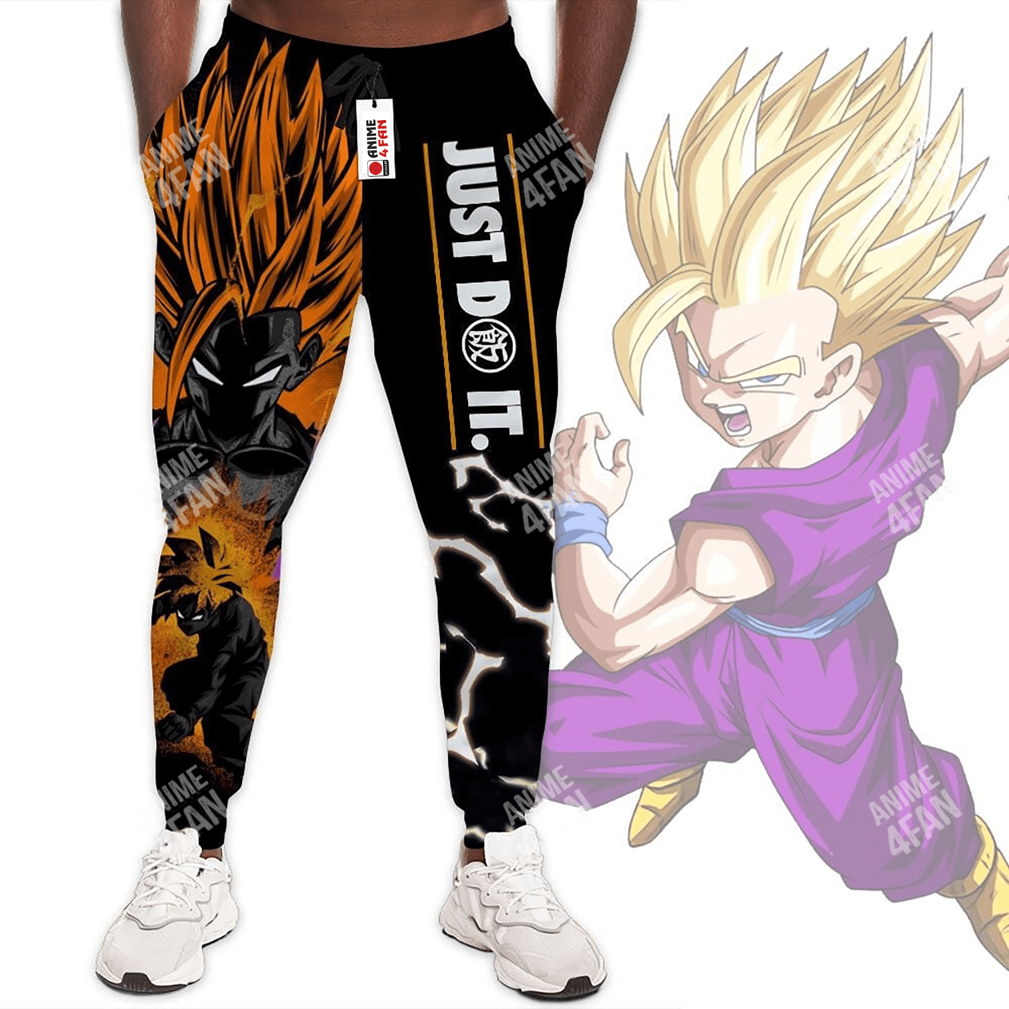 Gohan Joggers Custom Just Do It DB Anime Sweatpants