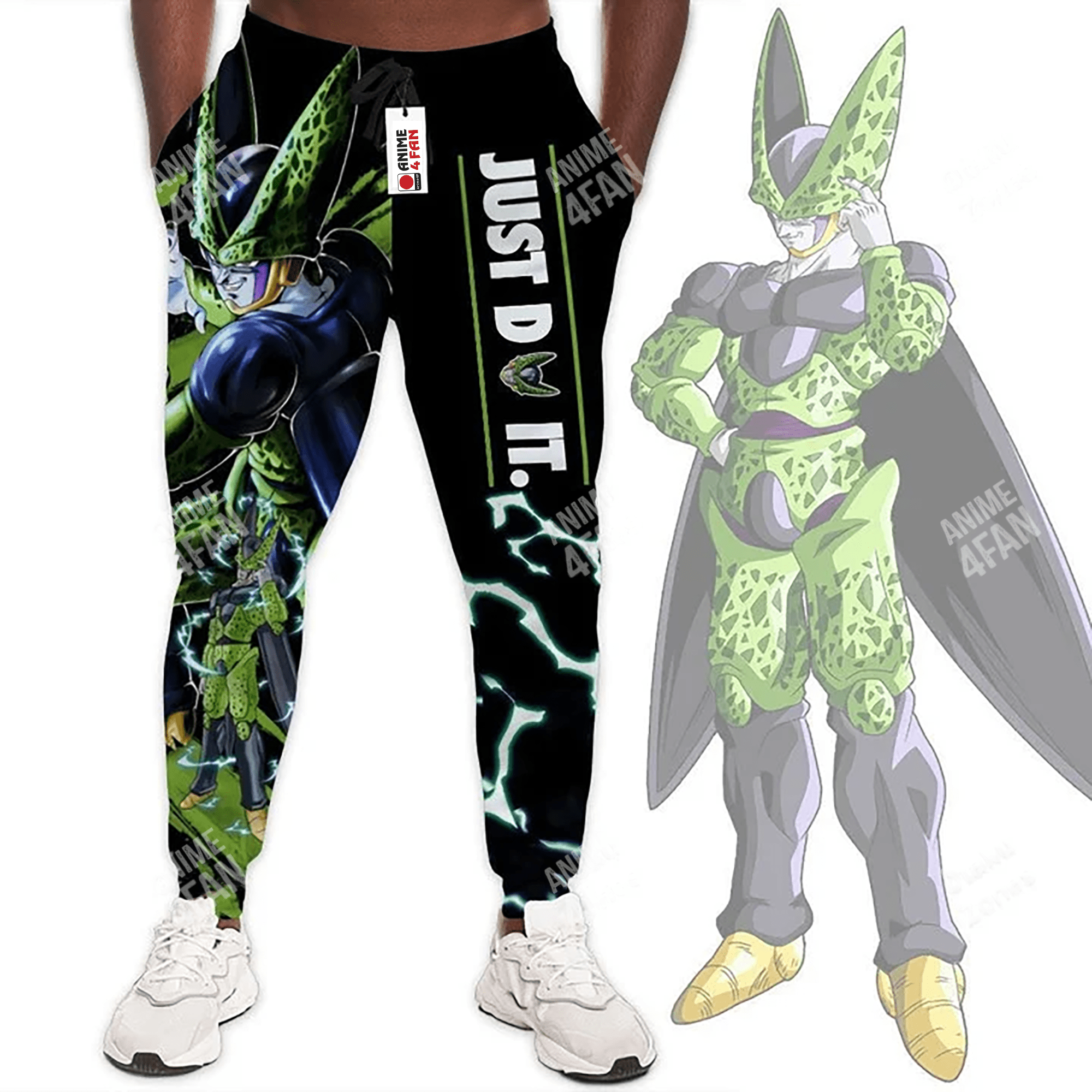 DBZ Cell Joggers Just Do It Custom Anime DB Sweatpants