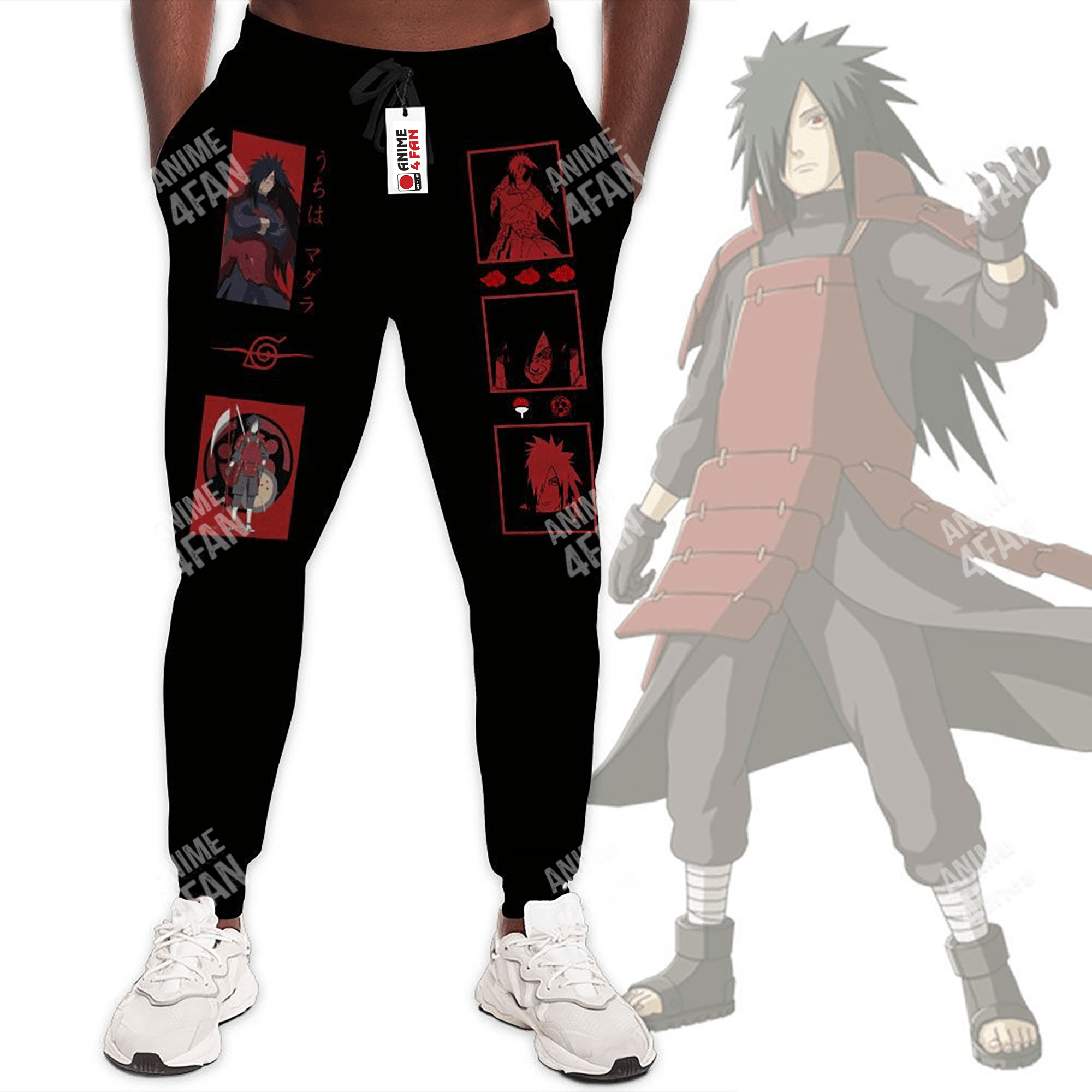 Akatsuki Madara Joggers Custom Anime Sweatpants