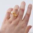 Anniyo Dolphin Ring For Women and Girls