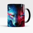 Moon Wolf King Coffee Mugs