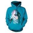 3D Dolphin water Blue hot Style Hoodie Streetwear