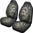 Cane Corso Dog Print Car Seat Covers Set 2 Pc, Car Accessories Seat Cover