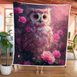 Comfortable Beautiful Owl Quilt