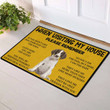 English Springer Spaniel When Visiting My House Please Remember Outside Doormat
