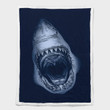 Great White Shark Sherpa Blanket