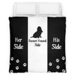 Basset Hound Side, Her Side, His Side Bedding Set