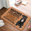 Before You Break Into My House Stand Cane Corso Superior Doormat